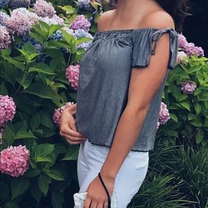 off the shoulder top